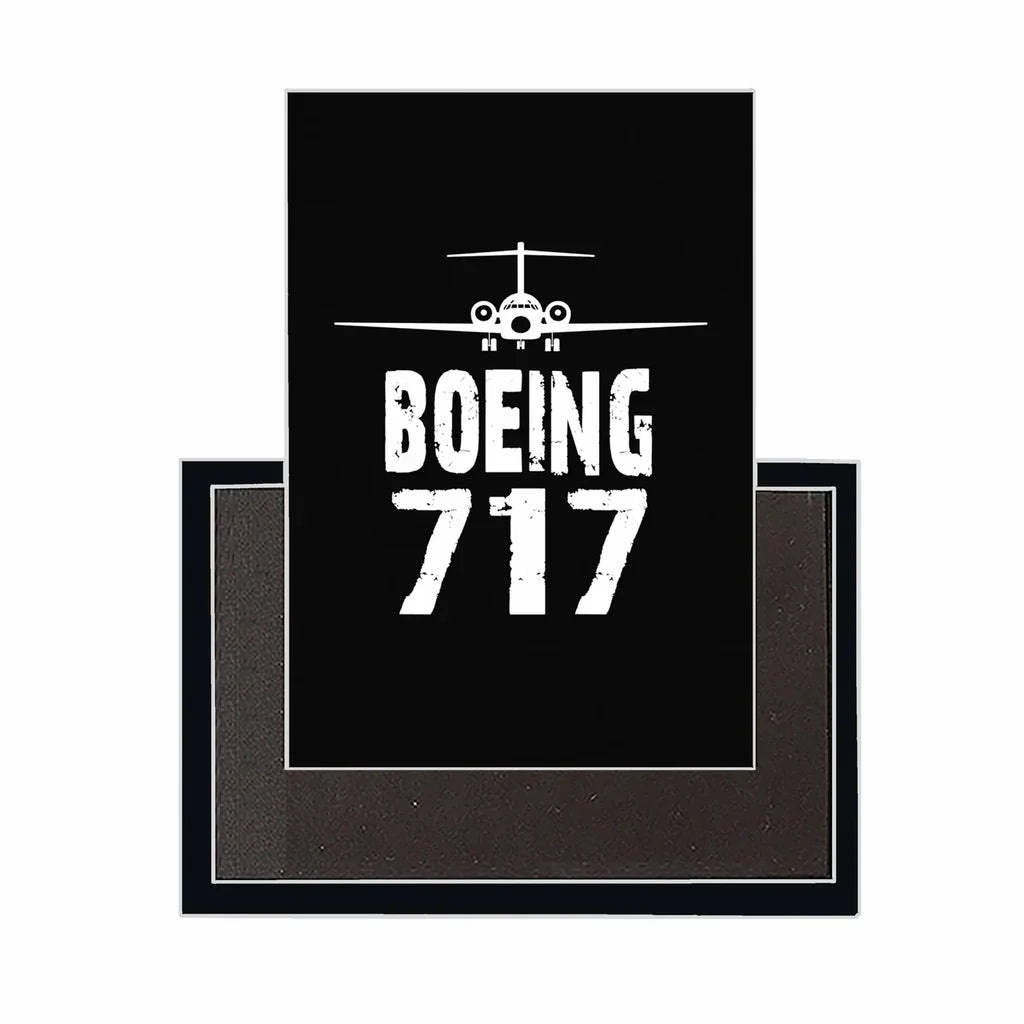 Boeing 717 & Plane aviation design magnet in strong neodymium core.