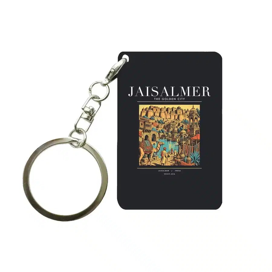 JAISALMER - Poster - Key Chain - Black