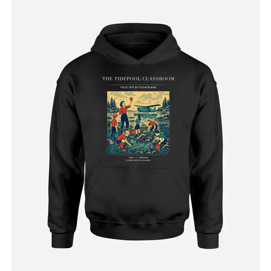 VINTAGE G4366 - The Tidepool Classroom - Premium Hoodie design on black premium