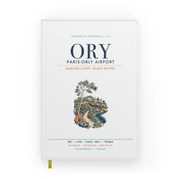 Thumbnail for Paris-Orly Airport (ORY) design on white notebook
