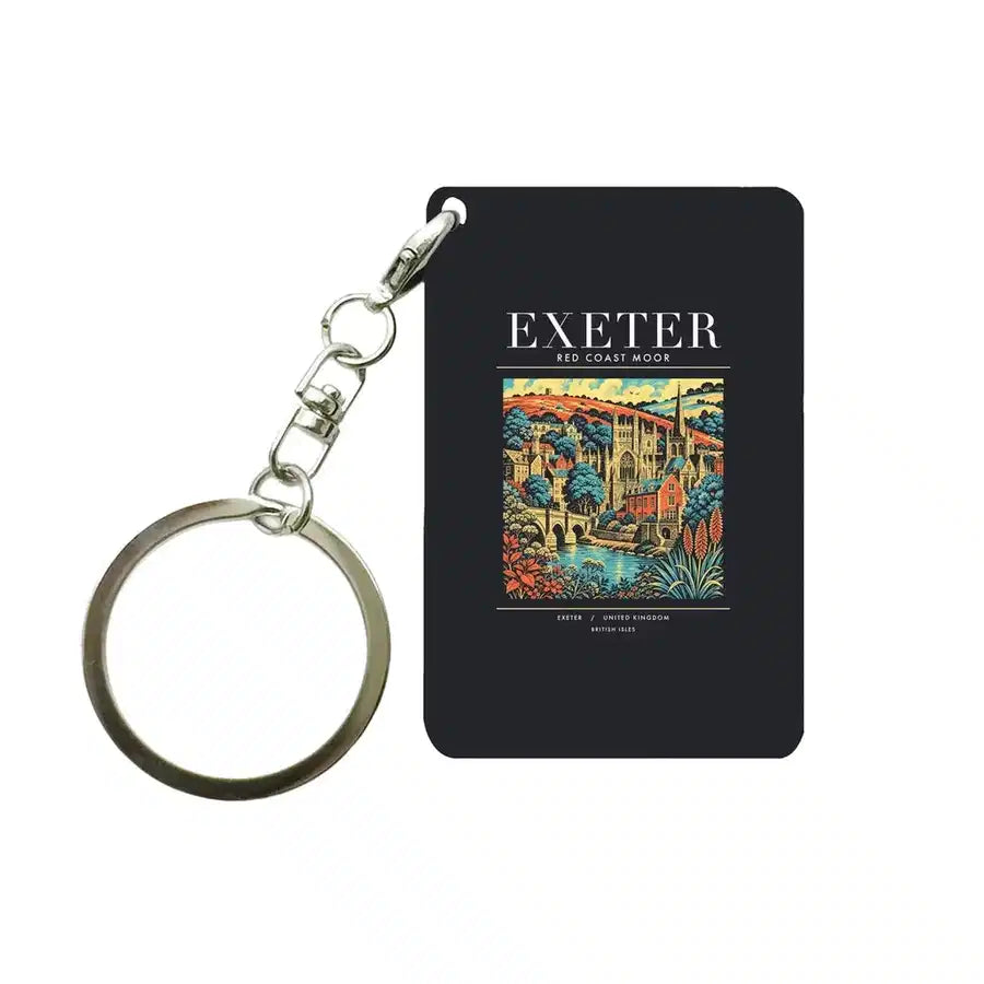 EXETER - Poster - Key Chain - Black