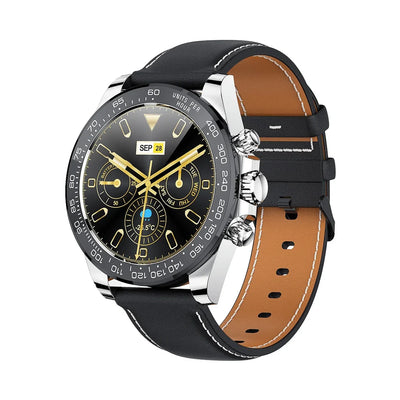 Side view of AW13 Pro Stainless Steel Smart Watch: Bluetooth Calling, Heart Rate Monitor & Fitness Bracelet Functionality avi.
