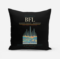 Thumbnail for Meadows Field (BFL) design on black pillow