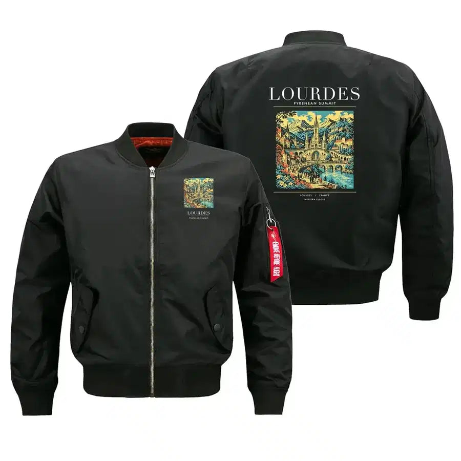 LOURDES - Poster - Bomber Jacket - Black