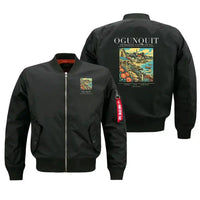 Thumbnail for OGUNQUIT - Poster - Bomber Jacket - Black