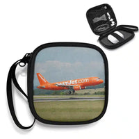 Thumbnail for EasyJet's 200th Aircraft Portable aviation print portable headphone bag, padded polyester.