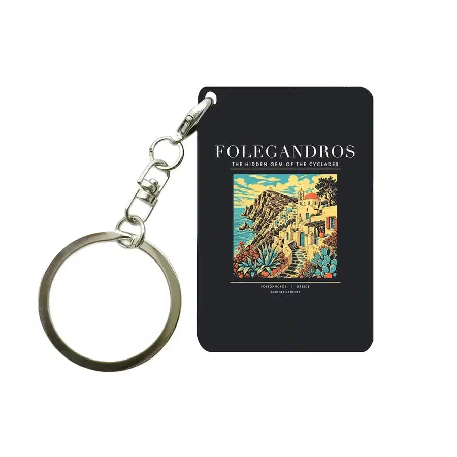 FOLEGANDROS - Poster - Key Chain - Black