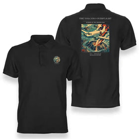 The Volcano Overflight Premium Polo T-Shirts