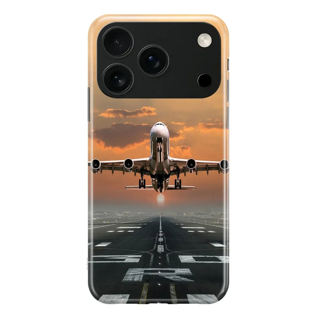 Aircraft Departing from RW30 iPhone Case
