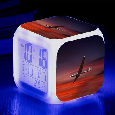 Cruising Glider at Sunset 