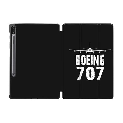 Boeing 707 & Plane aviation print tablet case, fits Samsung tablet.