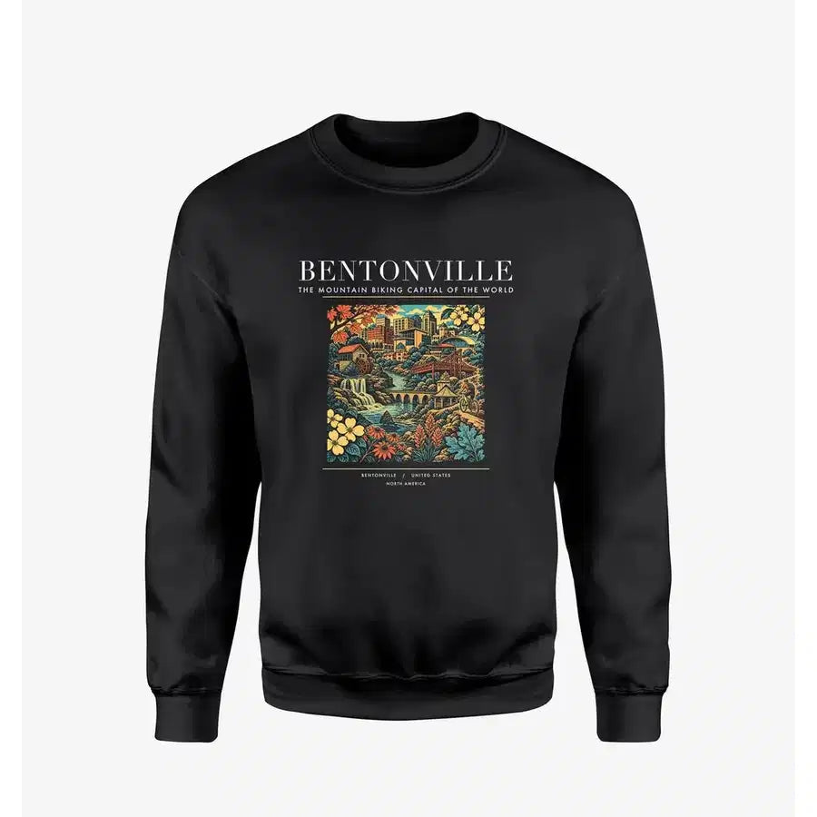 BENTONVILLE - Poster - Sweatshirt - Black