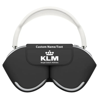 KLM Royal Dutch Airlines aviation print AirPods Max case, fits AirPods Max.