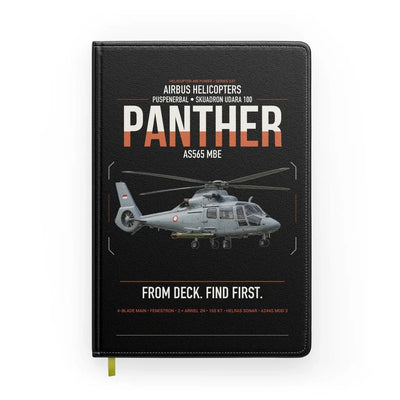 Airbus Helicopters AS565 MBe Panther design on black notebook