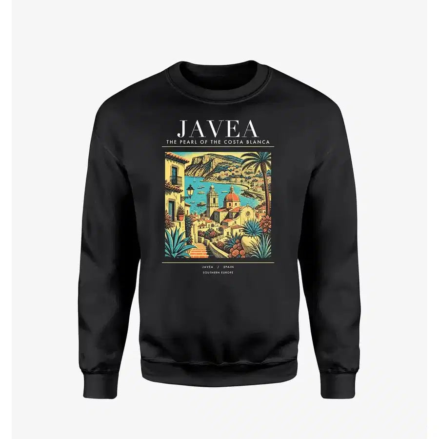 JAVEA - Poster - Sweatshirt - Black