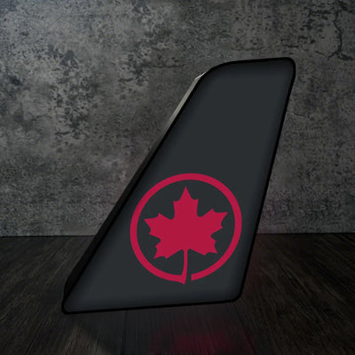 Air Canada Led Aircraft Tail aviation design on premium acrylic with LED 3D aircraft tail lamp.