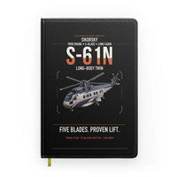 Thumbnail for Sikorsky S-61N design on black notebook