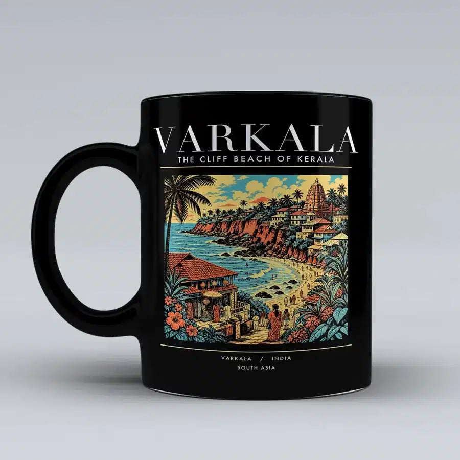 VARKALA - Poster - Mug - Black