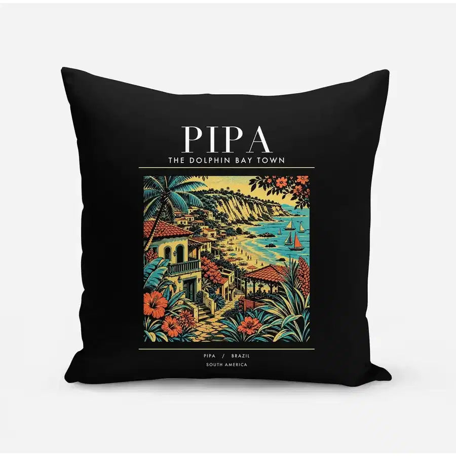 PIPA - Poster - Pillow - Black