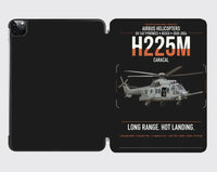 Thumbnail for Airbus Helicopters H225M Caracal design on black ipad tablet case