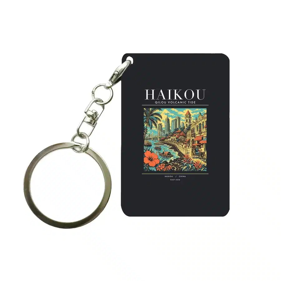 HAIKOU - Poster - Key Chain - Black