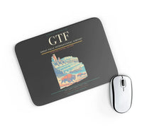 Thumbnail for Great Falls International Airport (GTF) design on black rectangle mouse pad