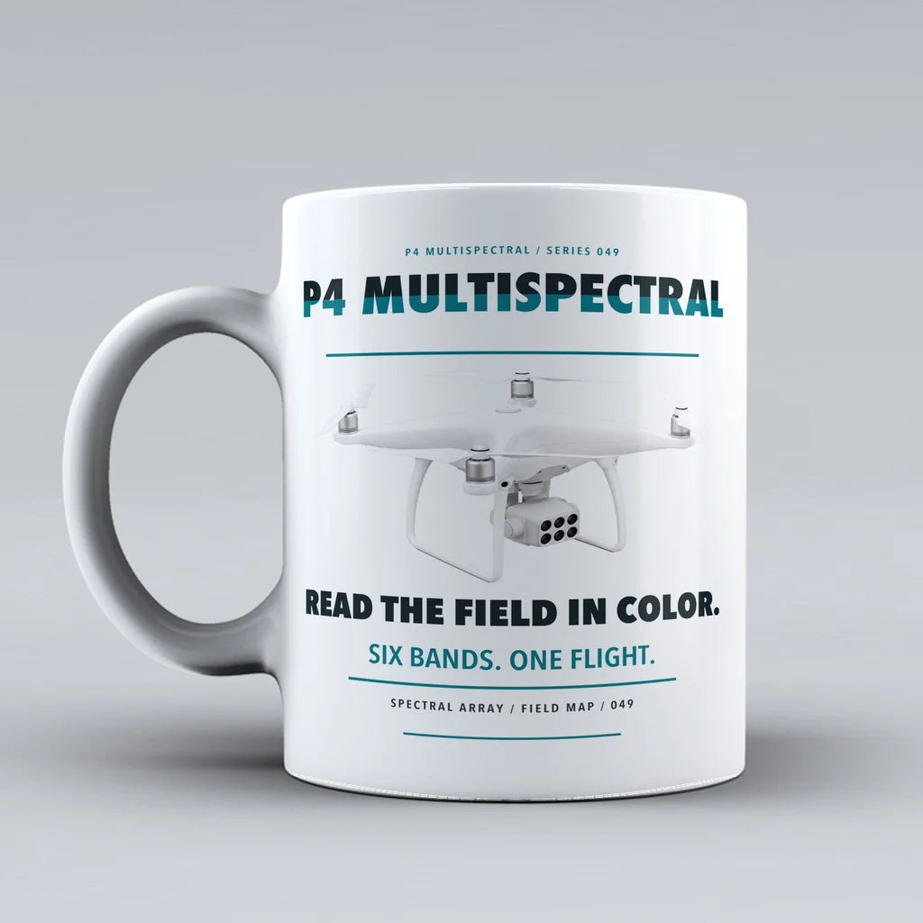 P4 Multispectral Mug design on white dji