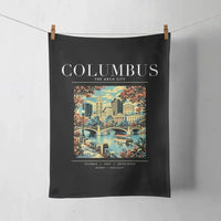 Thumbnail for COLUMBUS - Poster - Towel - Black