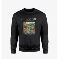 Thumbnail for CHEONGJU - Poster - Sweatshirt - Black