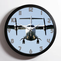 Thumbnail for Face to Face with an ATR aviation design on premium wood and metal wall clock.