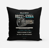 Thumbnail for RB211-535E4 design on black pillow
