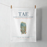 Thumbnail for Daegu International Airport (TAE) design on white towel