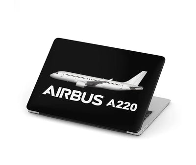 The Airbus A220 aviation design on MacBook case for MacBook.