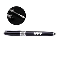 Thumbnail for Boeing 777 & Text rollerball pen - black