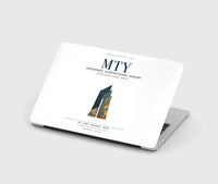 Thumbnail for Monterrey International Airport (MTY) design on white MacBook case