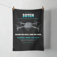 Thumbnail for ACSL SOTEN design on black towel