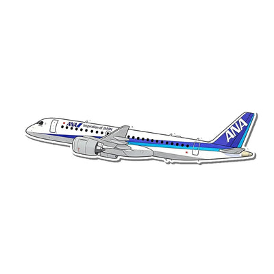 ANA All Nippon Airways Embraer e190-E2 aviation design airplane sticker in weather-resistant vinyl.
