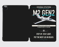 Thumbnail for Cessna Citation M2 Gen2 design on black ipad tablet case