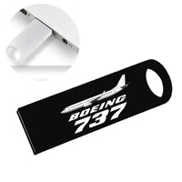 Thumbnail for The Boeing 737 aviation design on durable waterproof casing waterproof USB device.