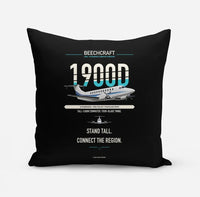 Thumbnail for Beechcraft 1900D design on black pillow
