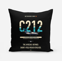Thumbnail for CASA C-212-300 Aviocar design on black pillow