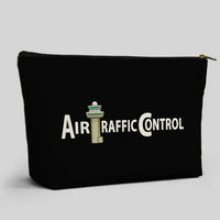 Thumbnail for Air Traffic Control aviation zipper pouch in durable polyester.