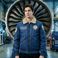 Thumbnail for Pilot jacket on model — editorial