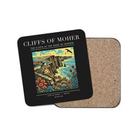 Thumbnail for CLIFFS OF MOHER - Poster - Coaster - Black