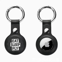Thumbnail for Eat Sleep Fly aviation themed AirTag case for AirTag.