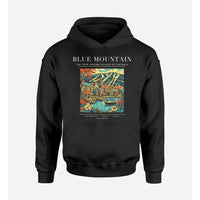 Thumbnail for BLUE MOUNTAIN - Poster - Premium Hoodie - Black
