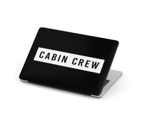 Thumbnail for Cabin Crew Text aviation themed MacBook case for MacBook.