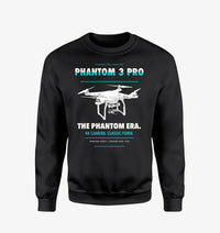 Thumbnail for DJI Phantom 3 Professional design on black sweatshirt