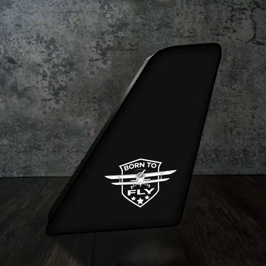 Born To Fly Led Aircraft Tail aviation themed 3D aircraft tail lamp, premium acrylic with LED.