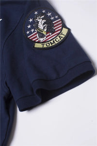 Thumbnail for Super Cool Fighter Pilot Themed Polo Shirt - view 7